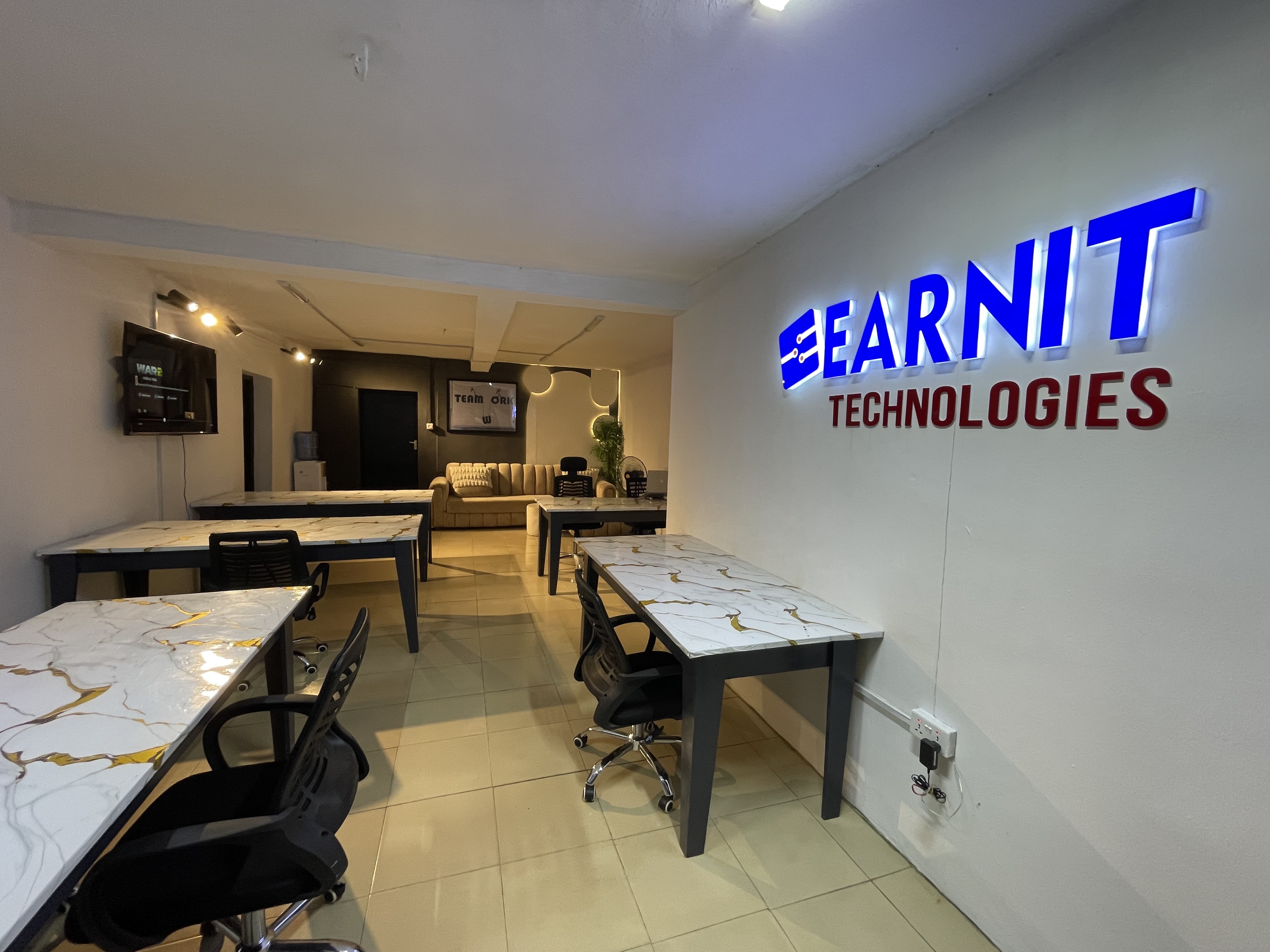 Reception & Work Area